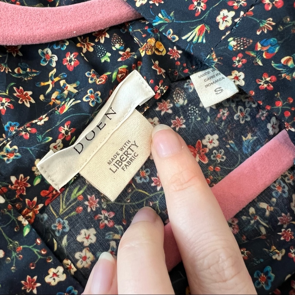 Doen Dune dark floral midi dress in Liberty of London Donna Leigh print S - Picture 11 of 14